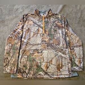 Nomad Southbounder 1/4 Zip Fleece Pullover - Realtree Camo